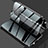 Coque Rebord Bumper Luxe Aluminum Metal Miroir 360 Degres Housse Etui Aimant M02 pour Samsung Galaxy S24 Plus 5G Noir