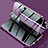 Coque Rebord Bumper Luxe Aluminum Metal Miroir 360 Degres Housse Etui Aimant M02 pour Samsung Galaxy S24 Plus 5G Violet