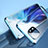 Coque Rebord Bumper Luxe Aluminum Metal Miroir 360 Degres Housse Etui Aimant M02 pour Xiaomi Mi 11 Lite 5G NE Bleu