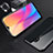 Coque Rebord Bumper Luxe Aluminum Metal Miroir 360 Degres Housse Etui Aimant M02 pour Xiaomi Redmi 8A Noir