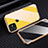 Coque Rebord Bumper Luxe Aluminum Metal Miroir 360 Degres Housse Etui Aimant M03 pour Apple iPhone 11 Pro Max Jaune