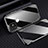 Coque Rebord Bumper Luxe Aluminum Metal Miroir 360 Degres Housse Etui Aimant M03 pour Apple iPhone 11 Pro Max Noir