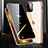 Coque Rebord Bumper Luxe Aluminum Metal Miroir 360 Degres Housse Etui Aimant M03 pour Apple iPhone 13 Pro Max Petit