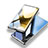 Coque Rebord Bumper Luxe Aluminum Metal Miroir 360 Degres Housse Etui Aimant M03 pour Samsung Galaxy S21 FE 5G Petit