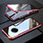 Coque Rebord Bumper Luxe Aluminum Metal Miroir 360 Degres Housse Etui Aimant M03 pour Vivo Nex 3 Petit