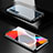 Coque Rebord Bumper Luxe Aluminum Metal Miroir 360 Degres Housse Etui Aimant M03 pour Xiaomi Mi 10 Noir