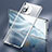 Coque Rebord Bumper Luxe Aluminum Metal Miroir 360 Degres Housse Etui Aimant M03 pour Xiaomi Mi 11 Lite 4G Petit