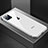 Coque Rebord Bumper Luxe Aluminum Metal Miroir 360 Degres Housse Etui Aimant M04 pour Apple iPhone 11 Pro Argent