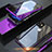 Coque Rebord Bumper Luxe Aluminum Metal Miroir 360 Degres Housse Etui Aimant M05 pour Apple iPhone 11 Pro Max Violet