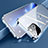 Coque Rebord Bumper Luxe Aluminum Metal Miroir 360 Degres Housse Etui Aimant M05 pour Apple iPhone 13 Bleu