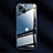 Coque Rebord Bumper Luxe Aluminum Metal Miroir 360 Degres Housse Etui Aimant M05 pour Apple iPhone 13 Mini Petit