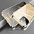 Coque Rebord Bumper Luxe Aluminum Metal Miroir 360 Degres Housse Etui Aimant M05 pour Apple iPhone 13 Mini Petit