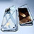 Coque Rebord Bumper Luxe Aluminum Metal Miroir 360 Degres Housse Etui Aimant M05 pour Apple iPhone 14 Pro Max Petit