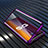 Coque Rebord Bumper Luxe Aluminum Metal Miroir 360 Degres Housse Etui Aimant M05 pour Vivo X50 5G Violet