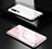 Coque Rebord Bumper Luxe Aluminum Metal Miroir 360 Degres Housse Etui Aimant M05 pour Xiaomi Mi 10 Pro Argent