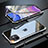 Coque Rebord Bumper Luxe Aluminum Metal Miroir 360 Degres Housse Etui Aimant M06 pour Apple iPhone 11 Petit