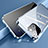 Coque Rebord Bumper Luxe Aluminum Metal Miroir 360 Degres Housse Etui Aimant M06 pour Apple iPhone 15 Petit