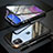 Coque Rebord Bumper Luxe Aluminum Metal Miroir 360 Degres Housse Etui Aimant M07 pour Apple iPhone 11 Petit