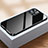 Coque Rebord Bumper Luxe Aluminum Metal Miroir 360 Degres Housse Etui Aimant M07 pour Apple iPhone 14 Pro Petit