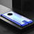 Coque Rebord Bumper Luxe Aluminum Metal Miroir 360 Degres Housse Etui Aimant M07 pour Vivo Nex 3 5G Bleu