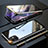 Coque Rebord Bumper Luxe Aluminum Metal Miroir 360 Degres Housse Etui Aimant M08 pour Apple iPhone 11 Petit