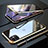 Coque Rebord Bumper Luxe Aluminum Metal Miroir 360 Degres Housse Etui Aimant M08 pour Apple iPhone 11 Petit