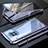 Coque Rebord Bumper Luxe Aluminum Metal Miroir 360 Degres Housse Etui Aimant M08 pour Huawei Mate 30 Petit