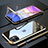 Coque Rebord Bumper Luxe Aluminum Metal Miroir 360 Degres Housse Etui Aimant M09 pour Apple iPhone 11 Or