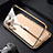 Coque Rebord Bumper Luxe Aluminum Metal Miroir 360 Degres Housse Etui Aimant M09 pour Apple iPhone 13 Pro Max Or