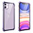 Coque Rebord Bumper Luxe Aluminum Metal Miroir 360 Degres Housse Etui Aimant M10 pour Apple iPhone 11 Petit