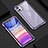 Coque Rebord Bumper Luxe Aluminum Metal Miroir 360 Degres Housse Etui Aimant M10 pour Apple iPhone 11 Petit