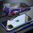 Coque Rebord Bumper Luxe Aluminum Metal Miroir 360 Degres Housse Etui Aimant M10 pour Apple iPhone 11 Pro Bleu