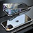 Coque Rebord Bumper Luxe Aluminum Metal Miroir 360 Degres Housse Etui Aimant M10 pour Apple iPhone 11 Pro Petit