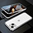 Coque Rebord Bumper Luxe Aluminum Metal Miroir 360 Degres Housse Etui Aimant M10 pour Apple iPhone 15 Petit