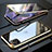 Coque Rebord Bumper Luxe Aluminum Metal Miroir 360 Degres Housse Etui Aimant M12 pour Apple iPhone 11 Pro Max Petit