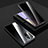 Coque Rebord Bumper Luxe Aluminum Metal Miroir 360 Degres Housse Etui Aimant P01 pour Huawei Honor 50 5G Noir