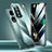 Coque Rebord Bumper Luxe Aluminum Metal Miroir 360 Degres Housse Etui Aimant P01 pour Huawei Honor 90 5G Vert