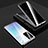 Coque Rebord Bumper Luxe Aluminum Metal Miroir 360 Degres Housse Etui Aimant P01 pour Huawei Honor V40 5G Argent