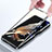 Coque Rebord Bumper Luxe Aluminum Metal Miroir 360 Degres Housse Etui Aimant P01 pour Samsung Galaxy Z Fold3 5G Petit