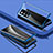 Coque Rebord Bumper Luxe Aluminum Metal Miroir 360 Degres Housse Etui Aimant P01 pour Vivo X70 Pro 5G Petit