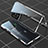 Coque Rebord Bumper Luxe Aluminum Metal Miroir 360 Degres Housse Etui Aimant P01 pour Xiaomi Black Shark 5 Pro 5G Argent