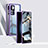 Coque Rebord Bumper Luxe Aluminum Metal Miroir 360 Degres Housse Etui Aimant P01 pour Xiaomi Mi 12T Pro 5G Violet