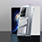 Coque Rebord Bumper Luxe Aluminum Metal Miroir 360 Degres Housse Etui Aimant P01 pour Xiaomi Poco F4 5G Argent