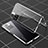 Coque Rebord Bumper Luxe Aluminum Metal Miroir 360 Degres Housse Etui Aimant P01 pour Xiaomi Poco X4 NFC Argent