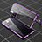 Coque Rebord Bumper Luxe Aluminum Metal Miroir 360 Degres Housse Etui Aimant P01 pour Xiaomi Poco X4 NFC Violet