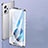 Coque Rebord Bumper Luxe Aluminum Metal Miroir 360 Degres Housse Etui Aimant P01 pour Xiaomi Redmi Note 11T Pro+ Plus 5G Petit