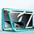 Coque Rebord Bumper Luxe Aluminum Metal Miroir 360 Degres Housse Etui Aimant P02 pour Oppo K9 5G Vert