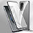 Coque Rebord Bumper Luxe Aluminum Metal Miroir 360 Degres Housse Etui Aimant P02 pour Xiaomi Mi 11i 5G (2022) Argent