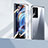 Coque Rebord Bumper Luxe Aluminum Metal Miroir 360 Degres Housse Etui Aimant P02 pour Xiaomi Poco F4 5G Argent