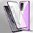 Coque Rebord Bumper Luxe Aluminum Metal Miroir 360 Degres Housse Etui Aimant P02 pour Xiaomi Poco X4 NFC Petit